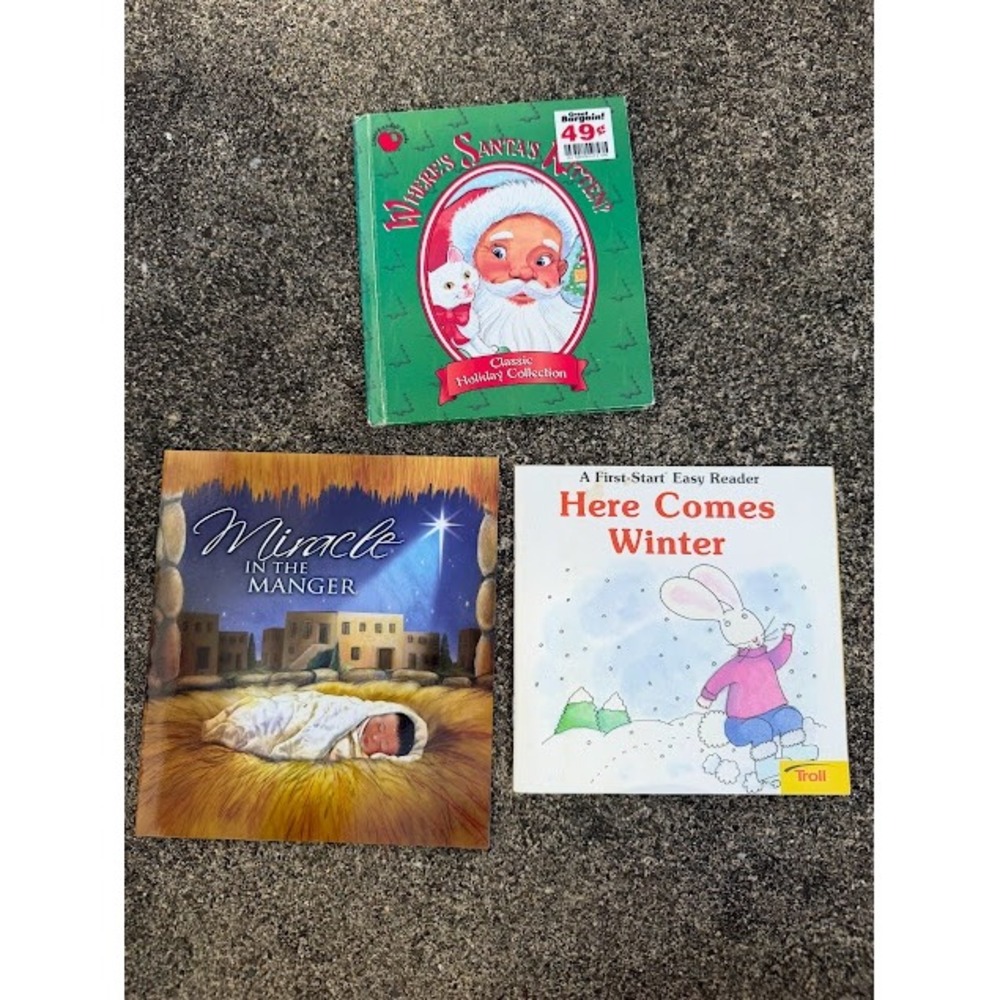 Christmas Winter Childrens Books Bundle Multi Storybook Easy Reader Holiday Set